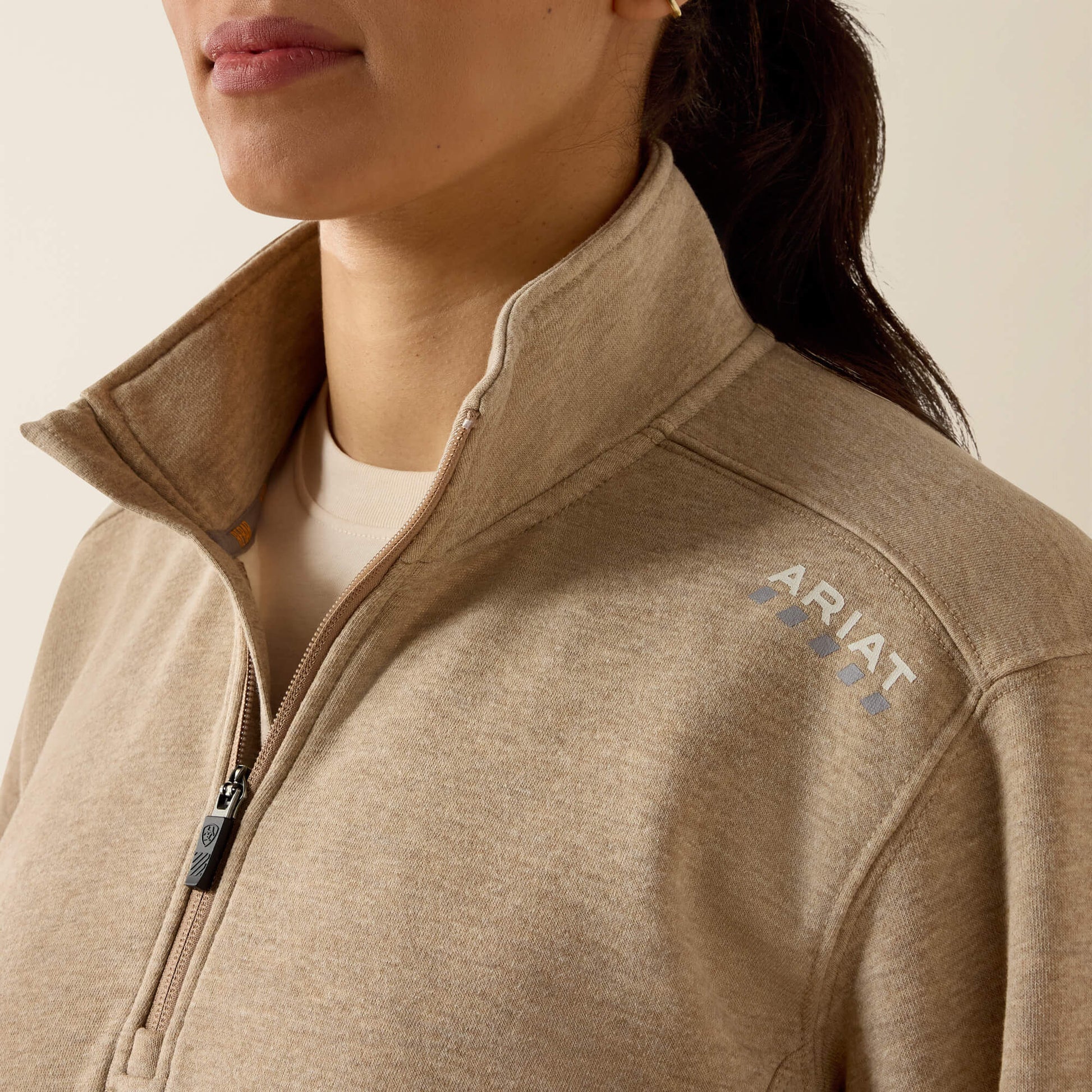 Rebar Lightweight Mock 1/2 Zip Sweatshirt Women | Ariat for sale