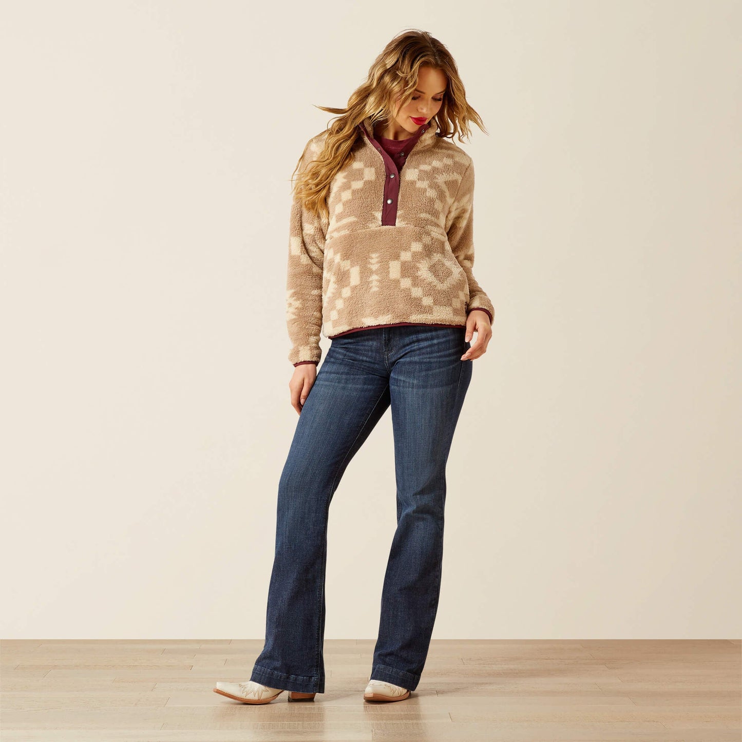 Berber Snap Front Sweatshirt Women | Ariat online shop