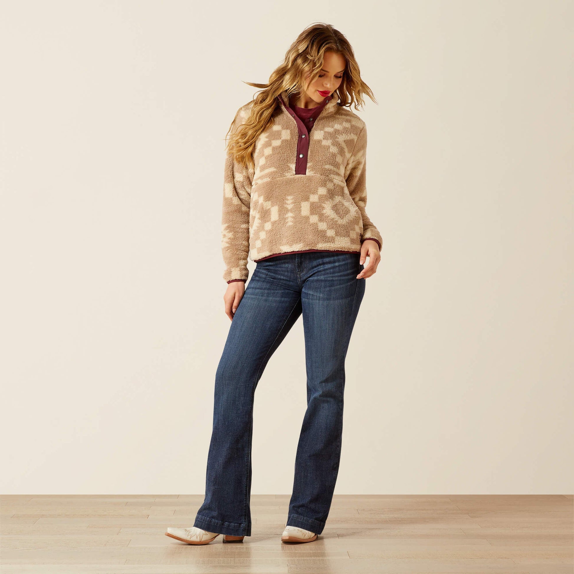 Berber Snap Front Sweatshirt Women | Ariat online shop