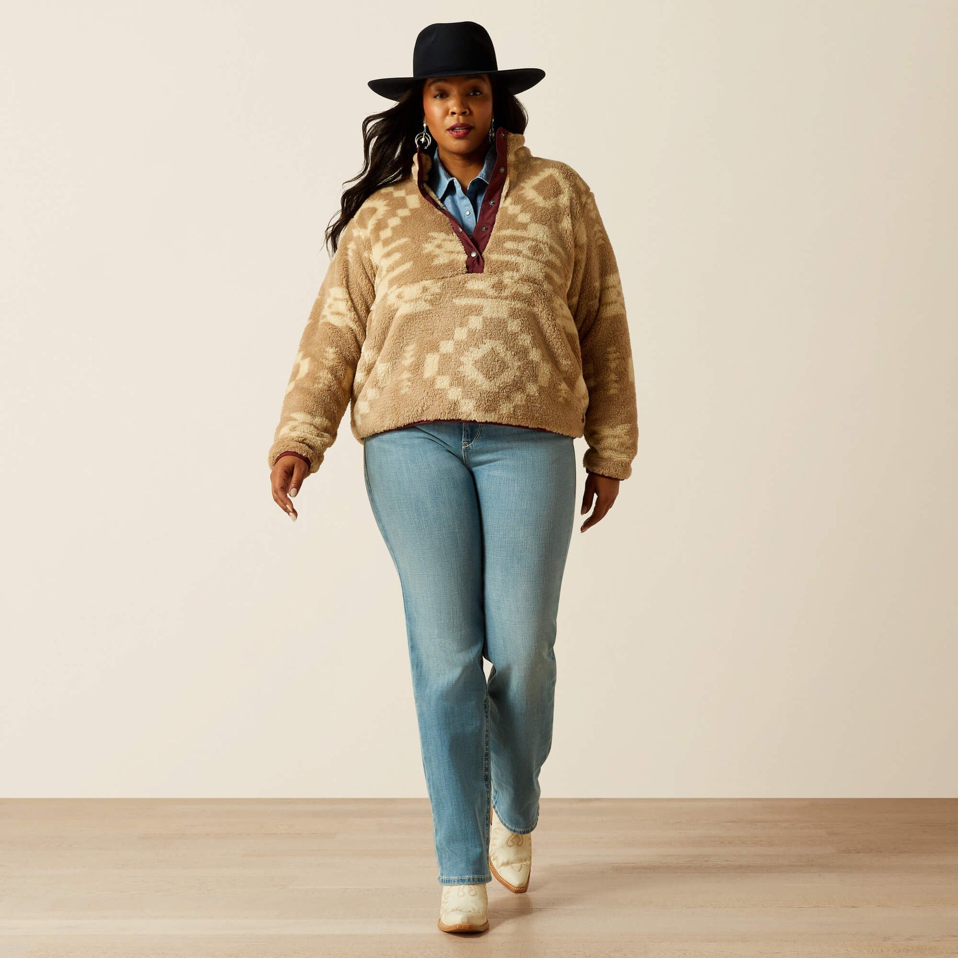 Berber Snap Front Sweatshirt Women | Ariat online shop