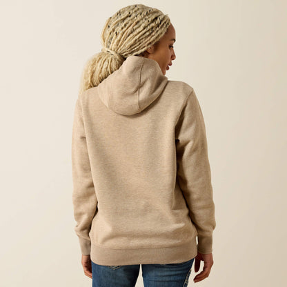 Rebar Lightweight Logo 1/2 Zip Hoodie Women | Ariat online
