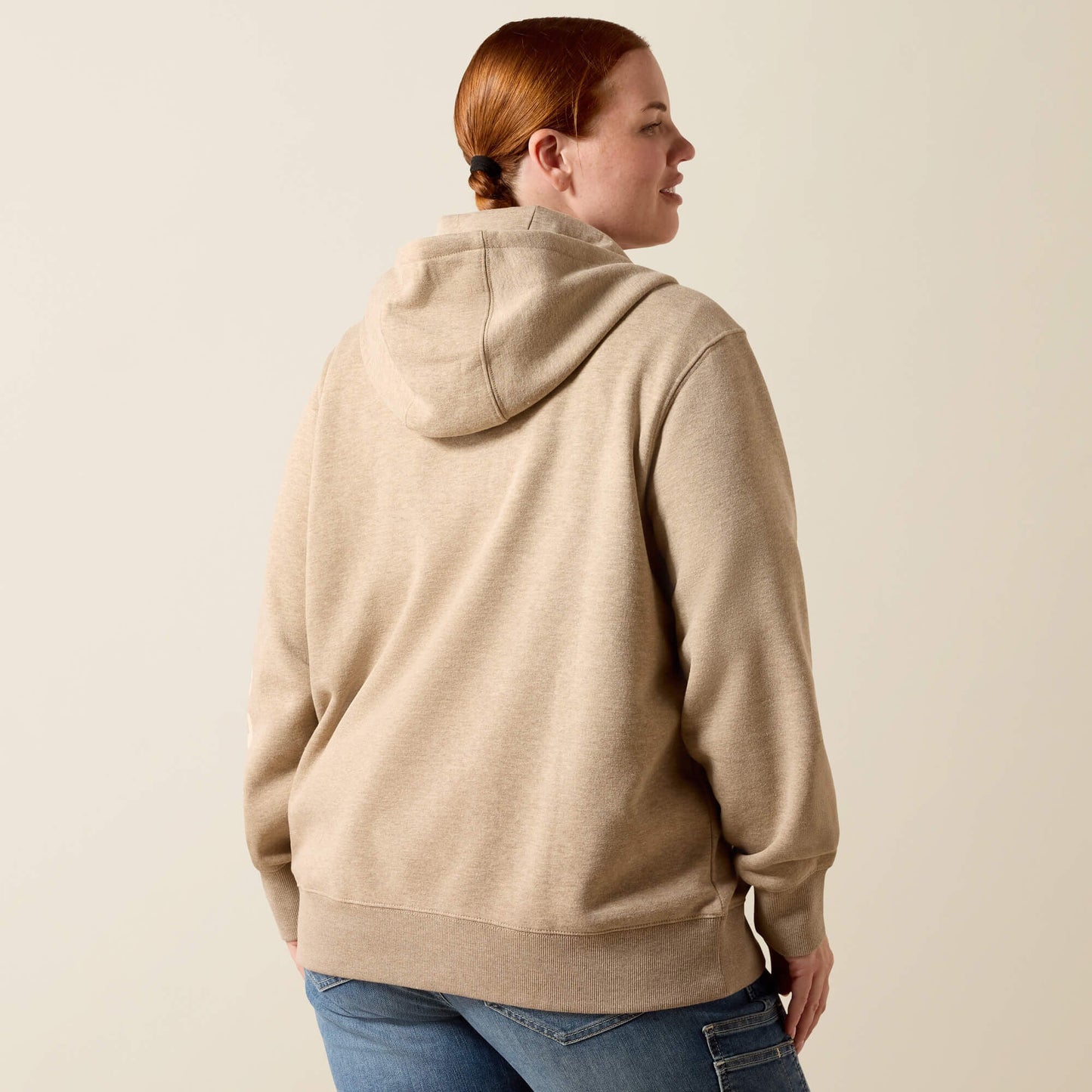 Rebar Lightweight Logo 1/2 Zip Hoodie Women | Ariat online