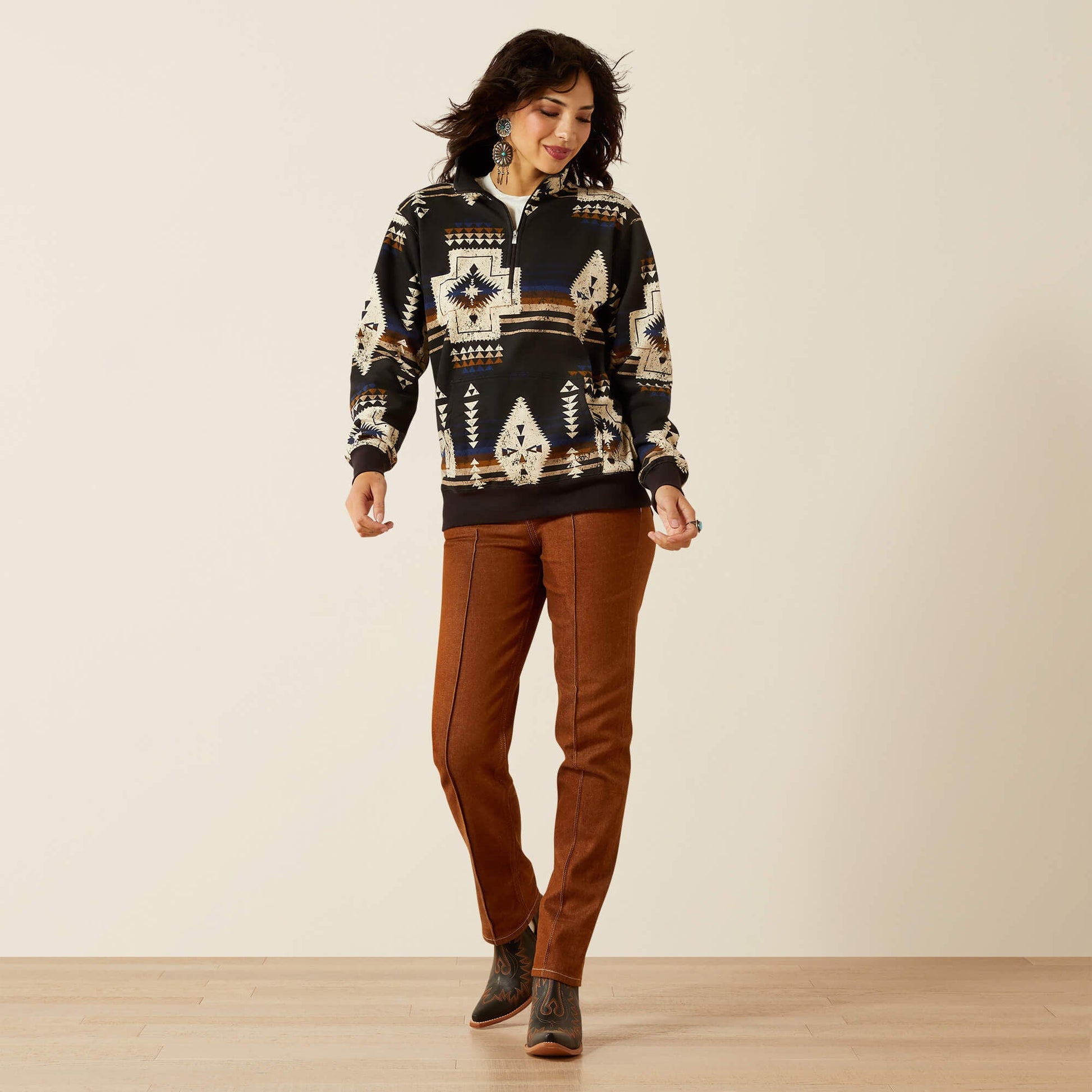 Sienna 1/2 Zip Sweatshirt Women | Ariat online shop
