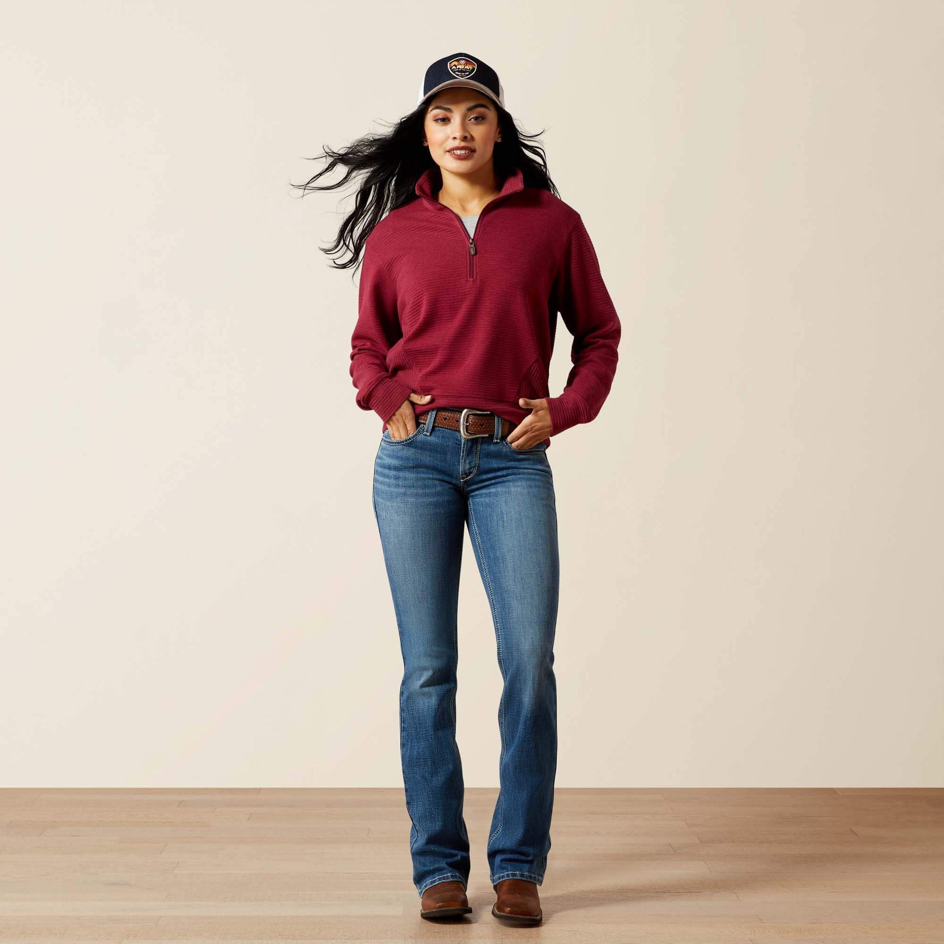 High Noon 1/2 Zip Pullover Women | Ariat on sale