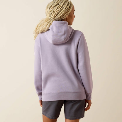 Rebar Lightweight Logo 1/2 Zip Hoodie Women | Ariat online shop