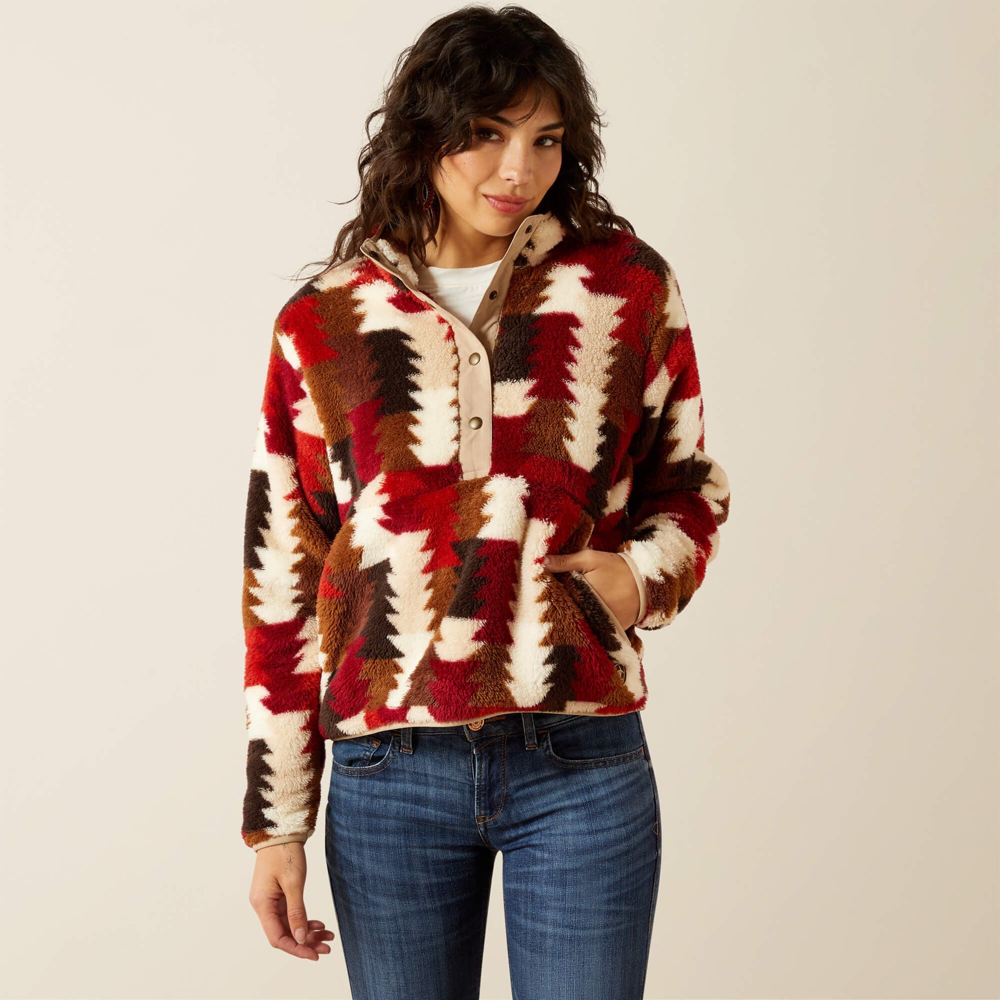 Berber Snap Front Sweatshirt Women | Ariat outlet