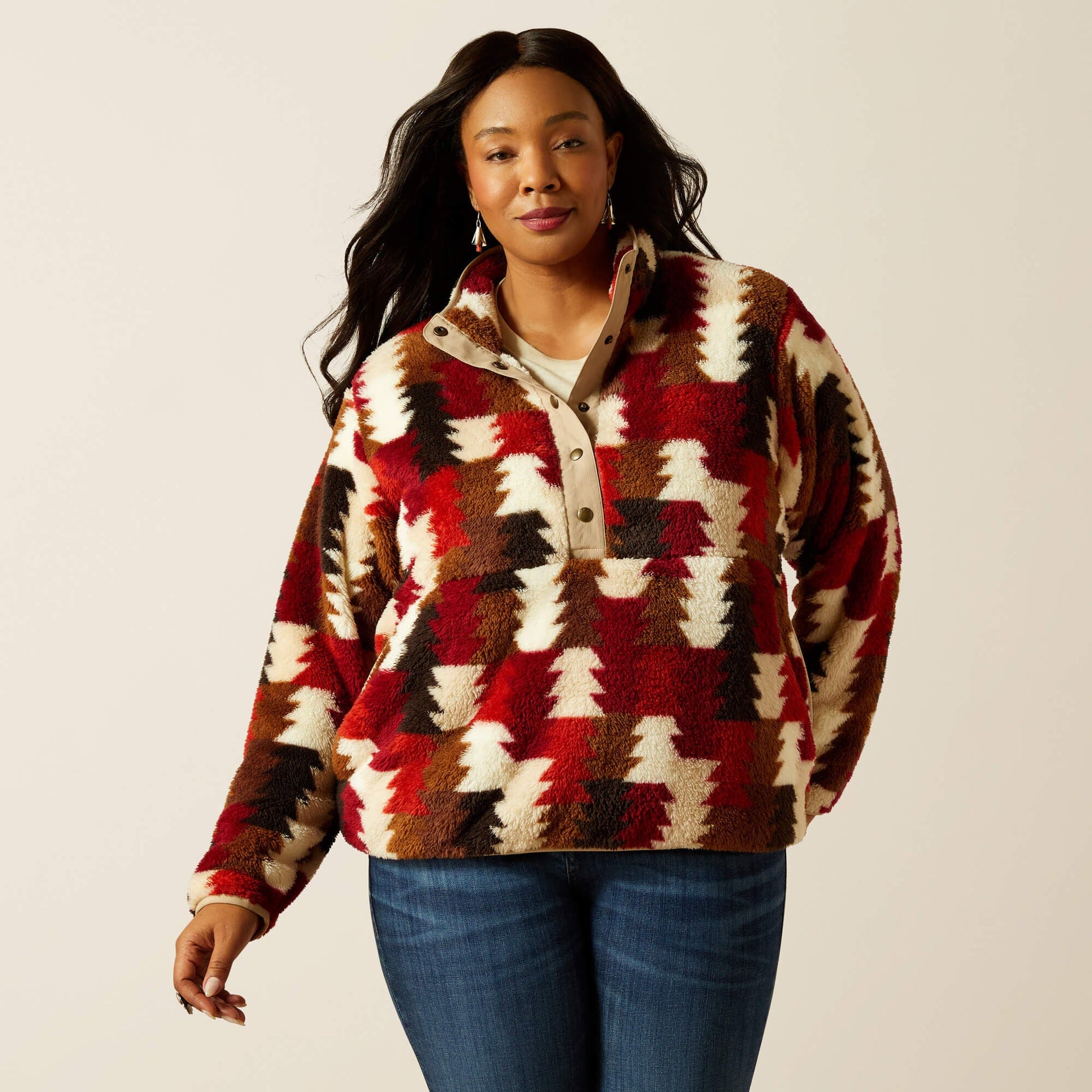 Berber Snap Front Sweatshirt Women | Ariat outlet