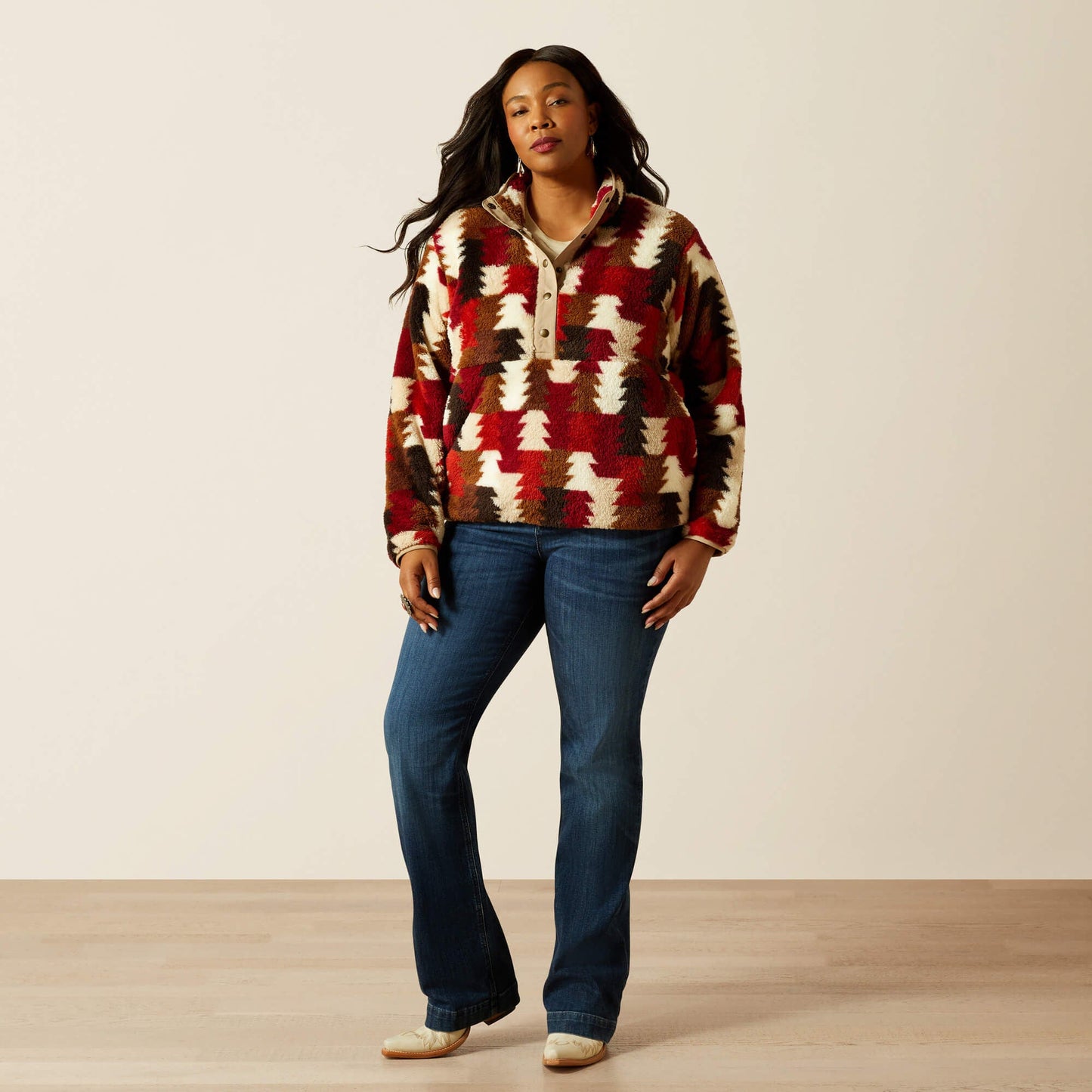 Berber Snap Front Sweatshirt Women | Ariat outlet