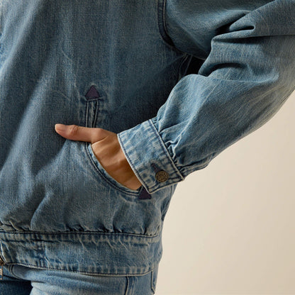 Cheyenne Denim Bomber Jacket Women | Ariat online