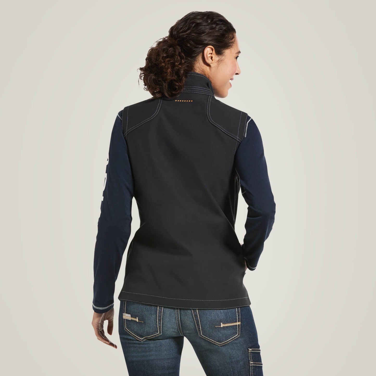 Rebar Stretch Canvas Softshell Vest Women | Ariat for sale