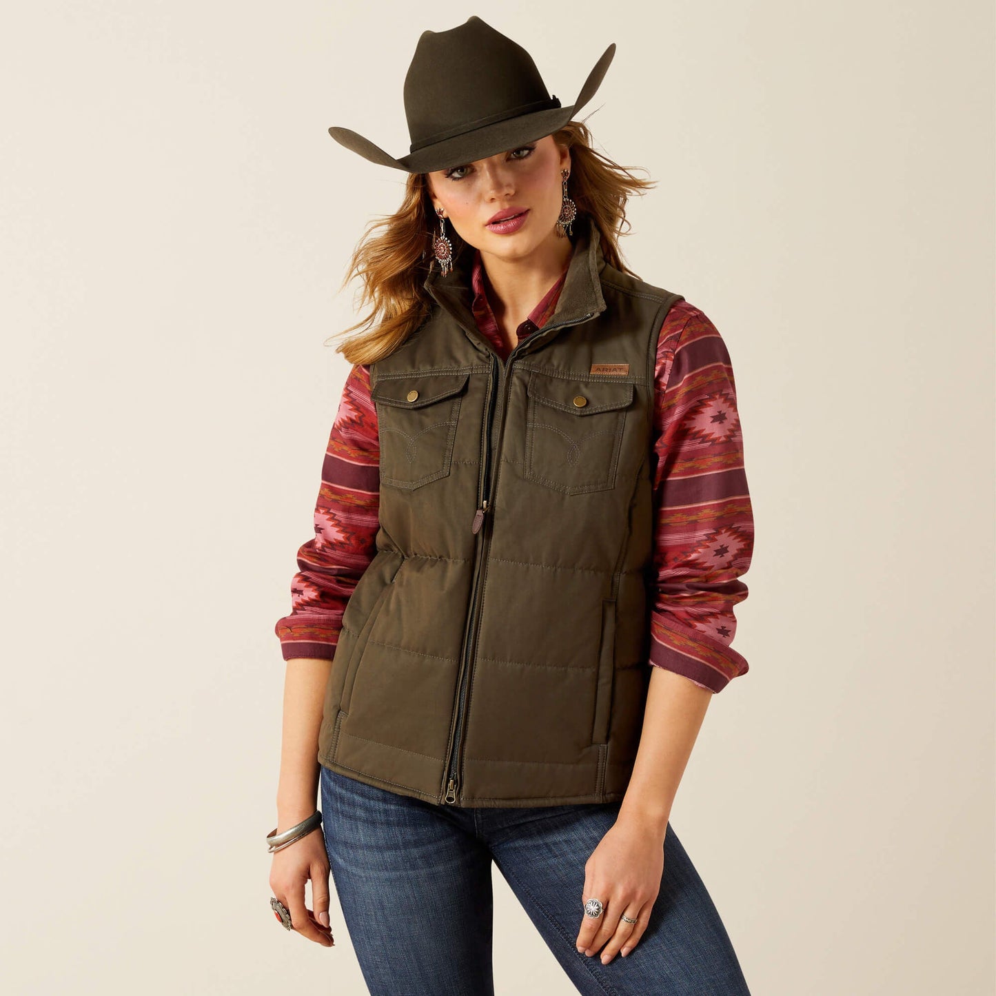 Grizzly Quilted Vest Women | Ariat online