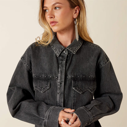 Lux Oversized Denim Jacket Women | Ariat outlet