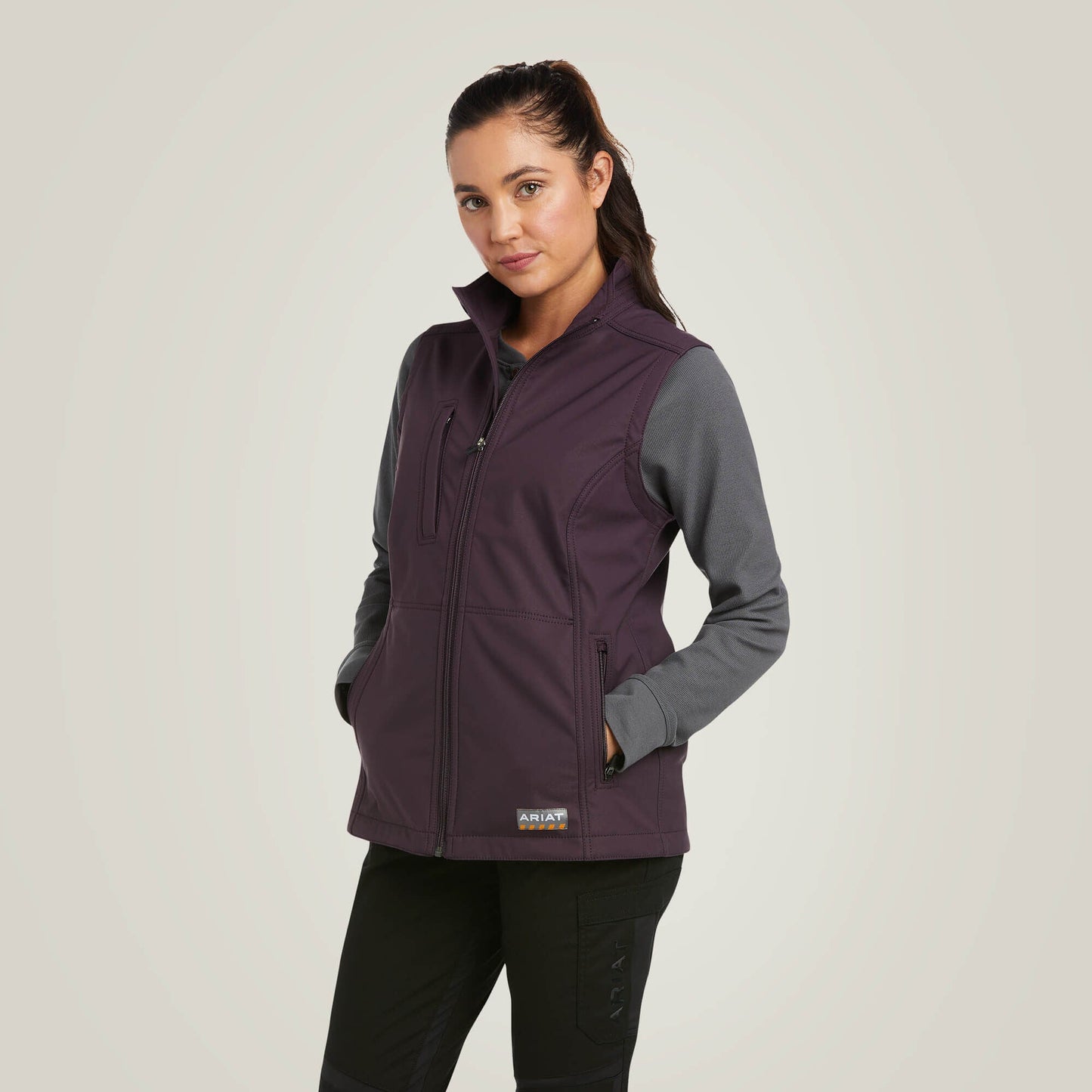 Rebar Stretch Canvas Softshell Vest Women | Ariat online