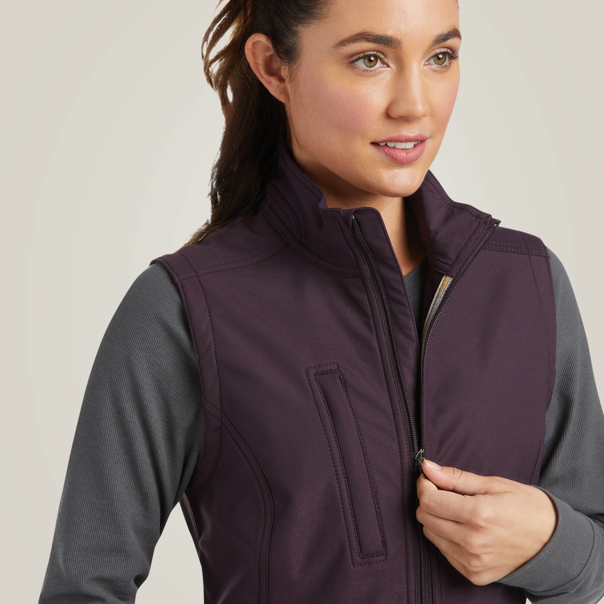 Rebar Stretch Canvas Softshell Vest Women | Ariat online