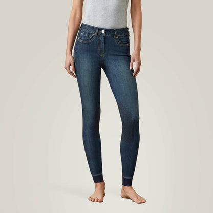 Halo Denim Knee Patch Breech Women | Ariat online