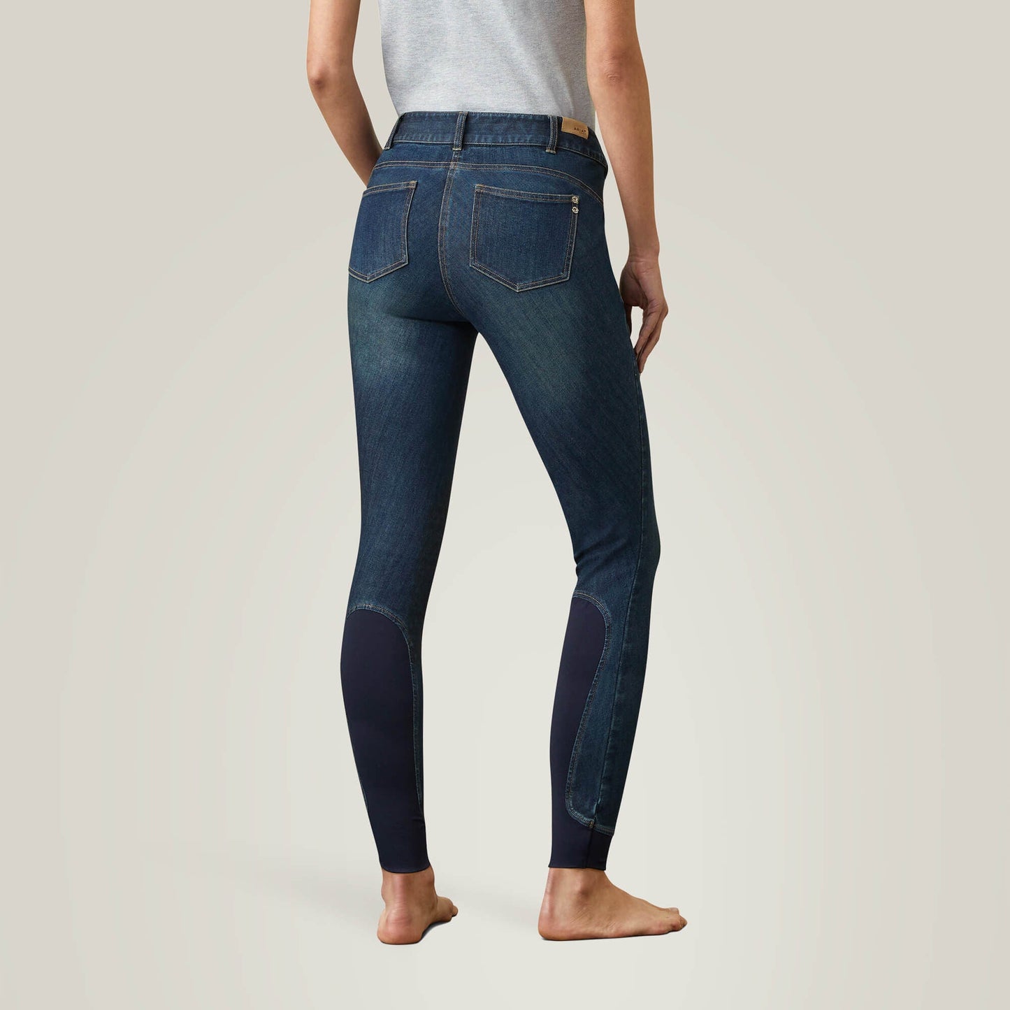Halo Denim Knee Patch Breech Women | Ariat online