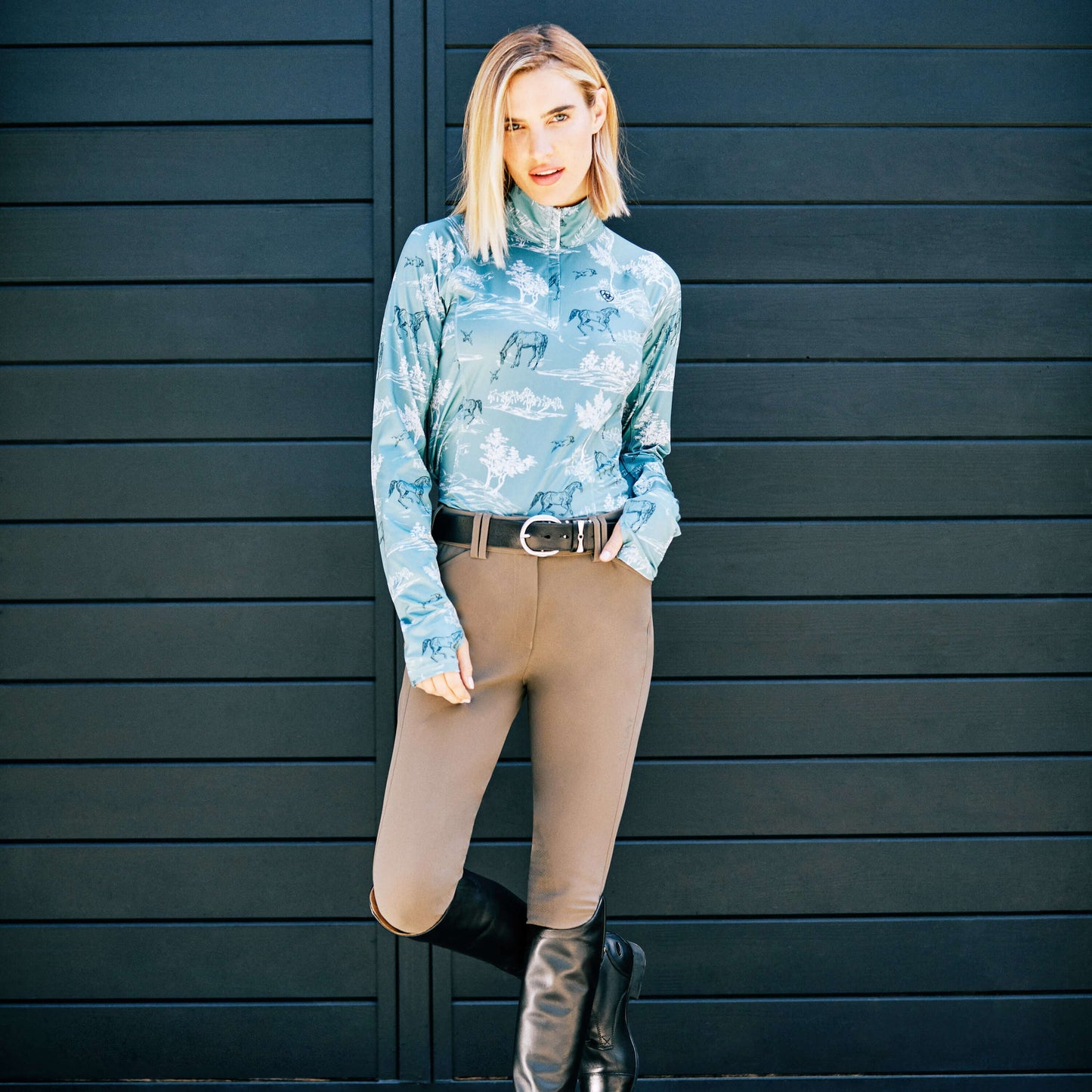 Tri Factor Grip Knee Patch Breech Women | Ariat for sale