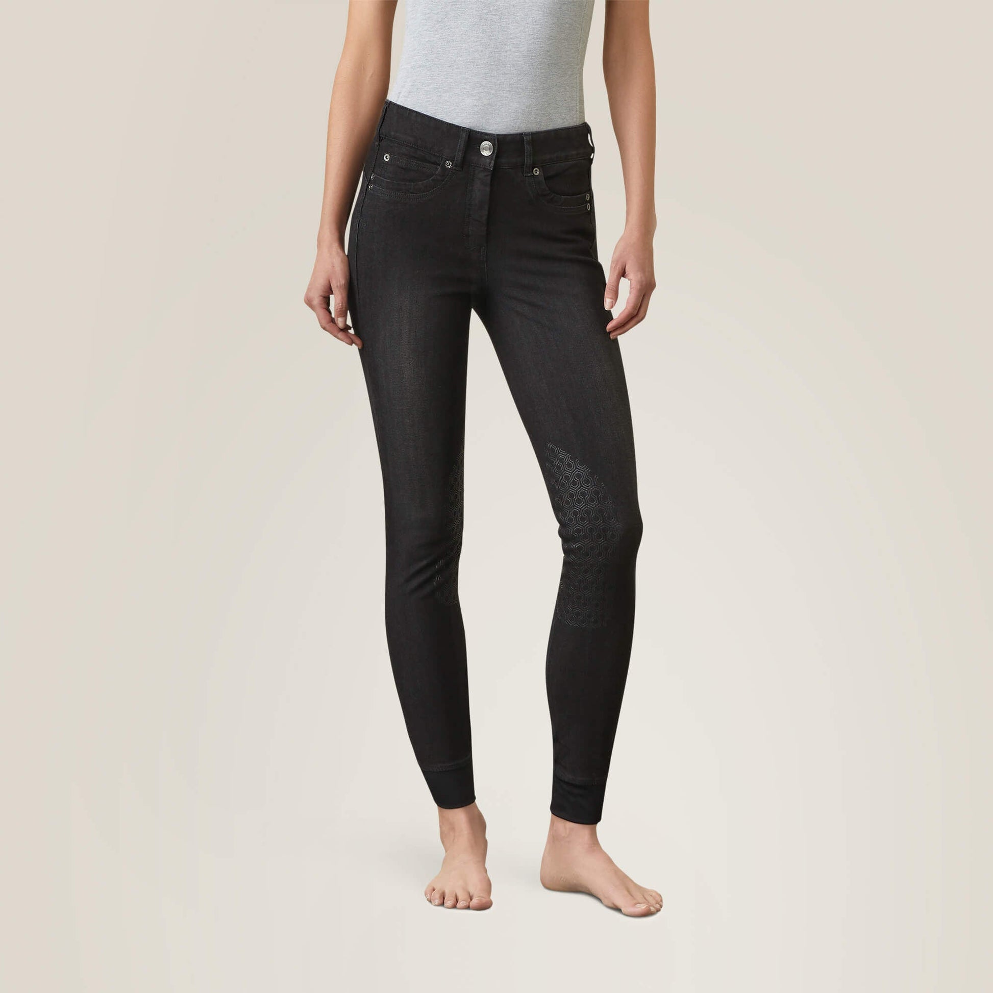 Halo B Denim Knee Patch Breech Women | Ariat online