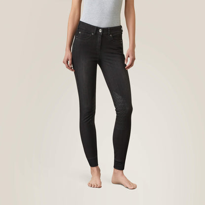 Halo B Denim Knee Patch Breech Women | Ariat online