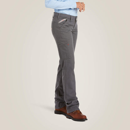 FR Stretch DuraLight Canvas Stackable Straight Leg Pant Women | Ariat for sale