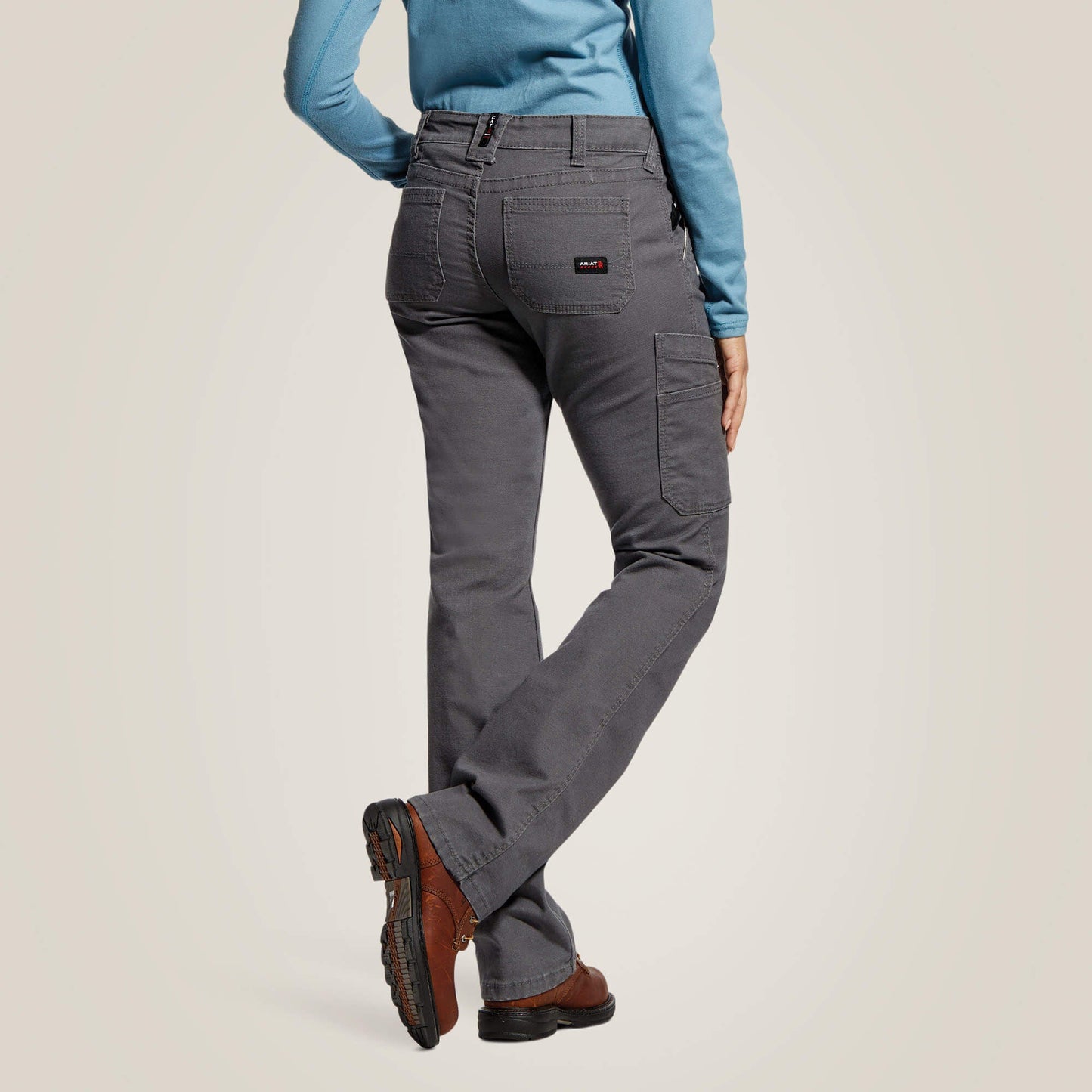 FR Stretch DuraLight Canvas Stackable Straight Leg Pant Women | Ariat for sale
