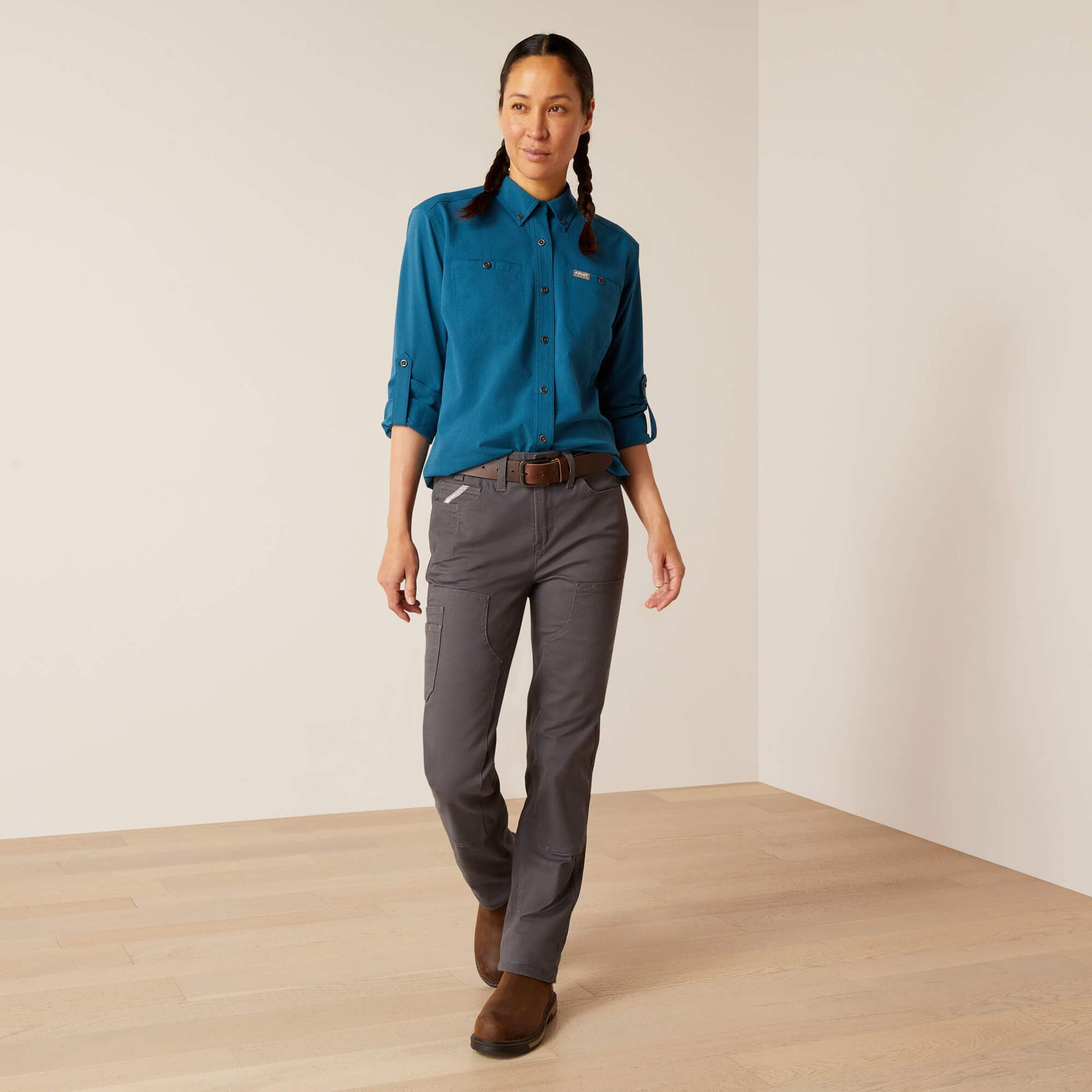 Rebar PR DuraStretch Made Tough Double Front Straight Pant Women | Ariat online