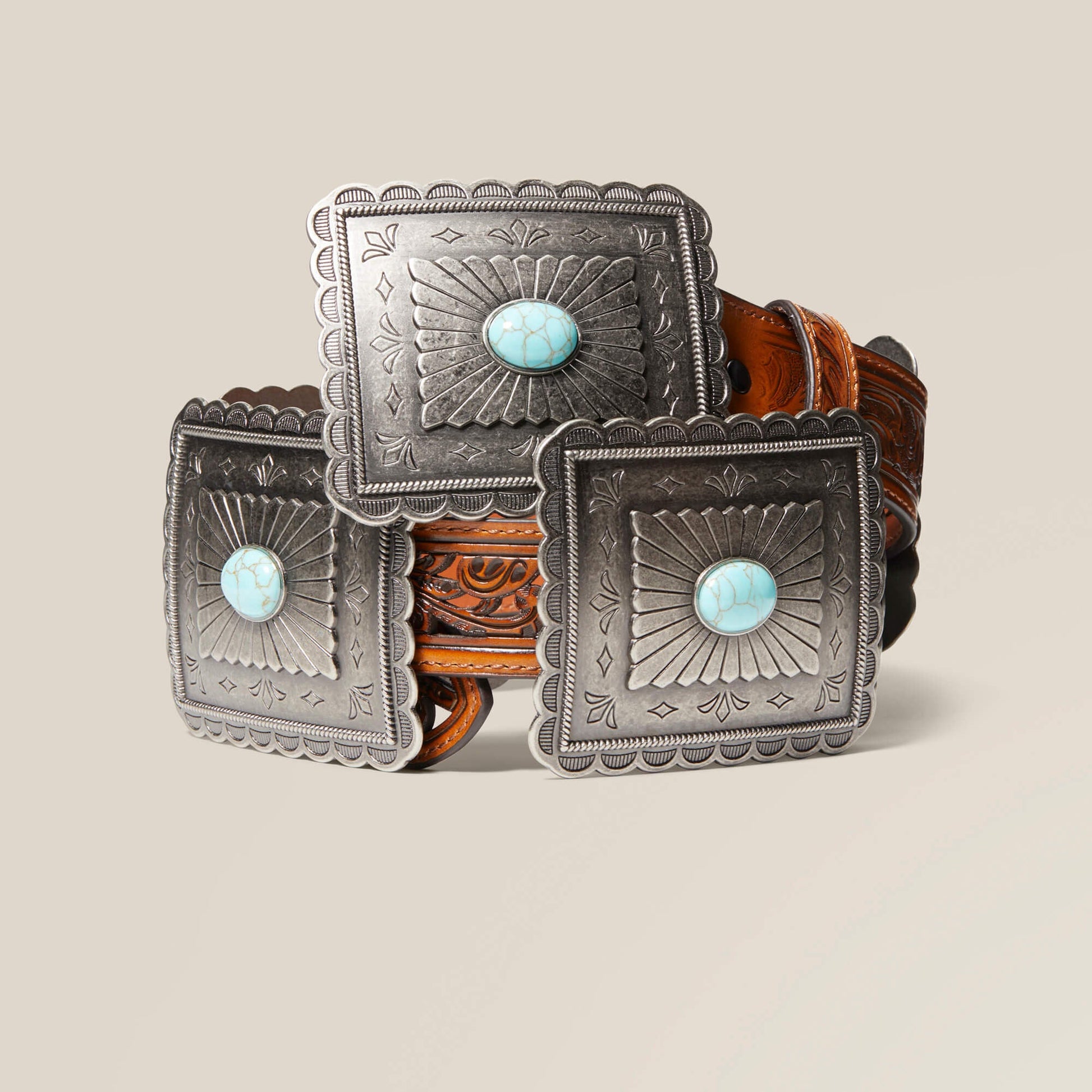 Turquoise Burst Concho Belt Women | Ariat online shop