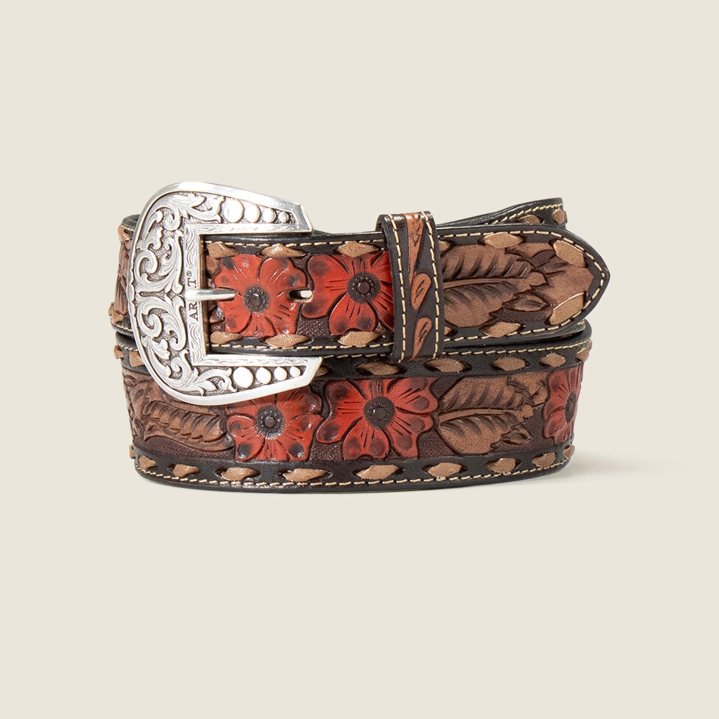 Flower Tooled Belt Women | Ariat online