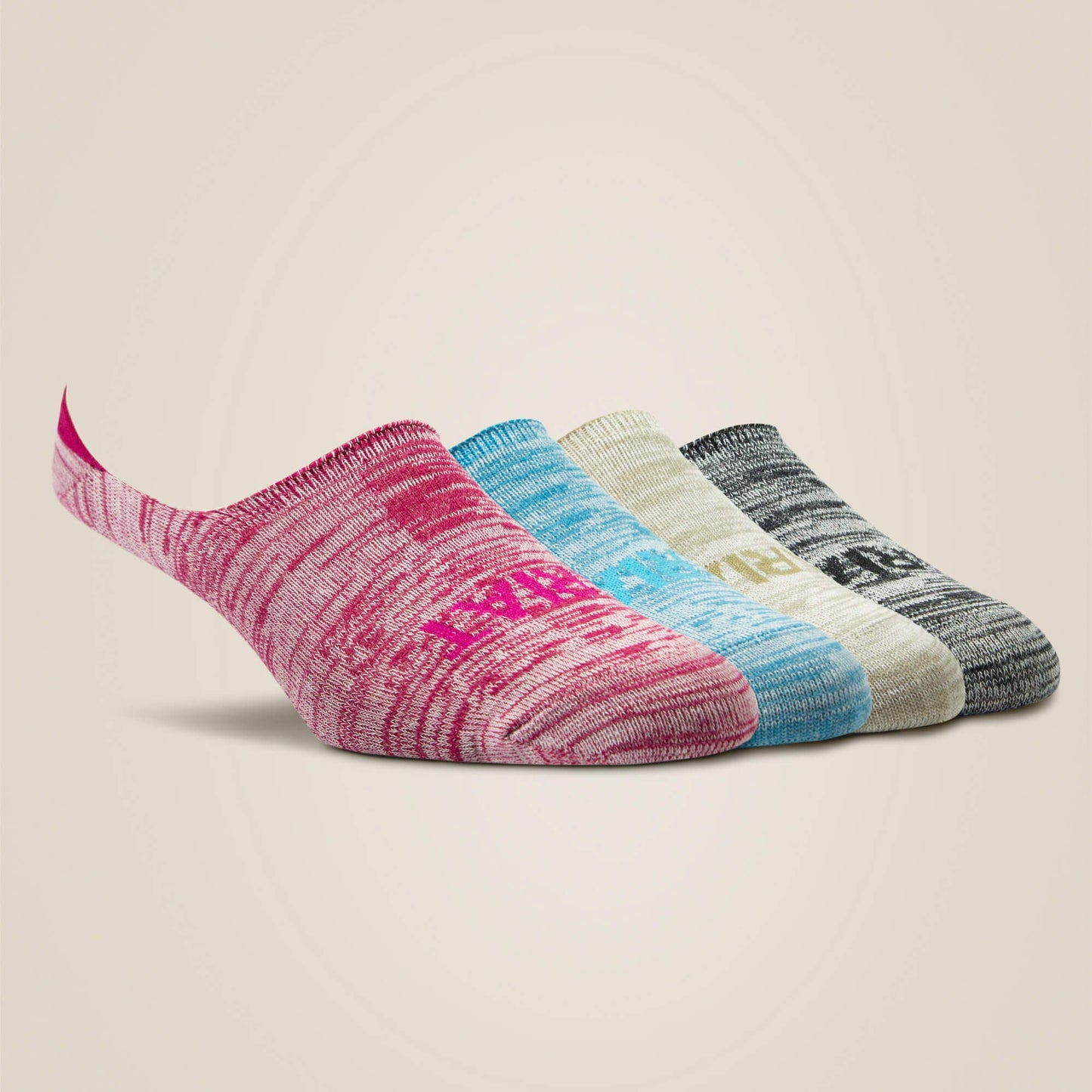 No Slip No Show Sock 4 Pair Multi Color Pack Women | Ariat online