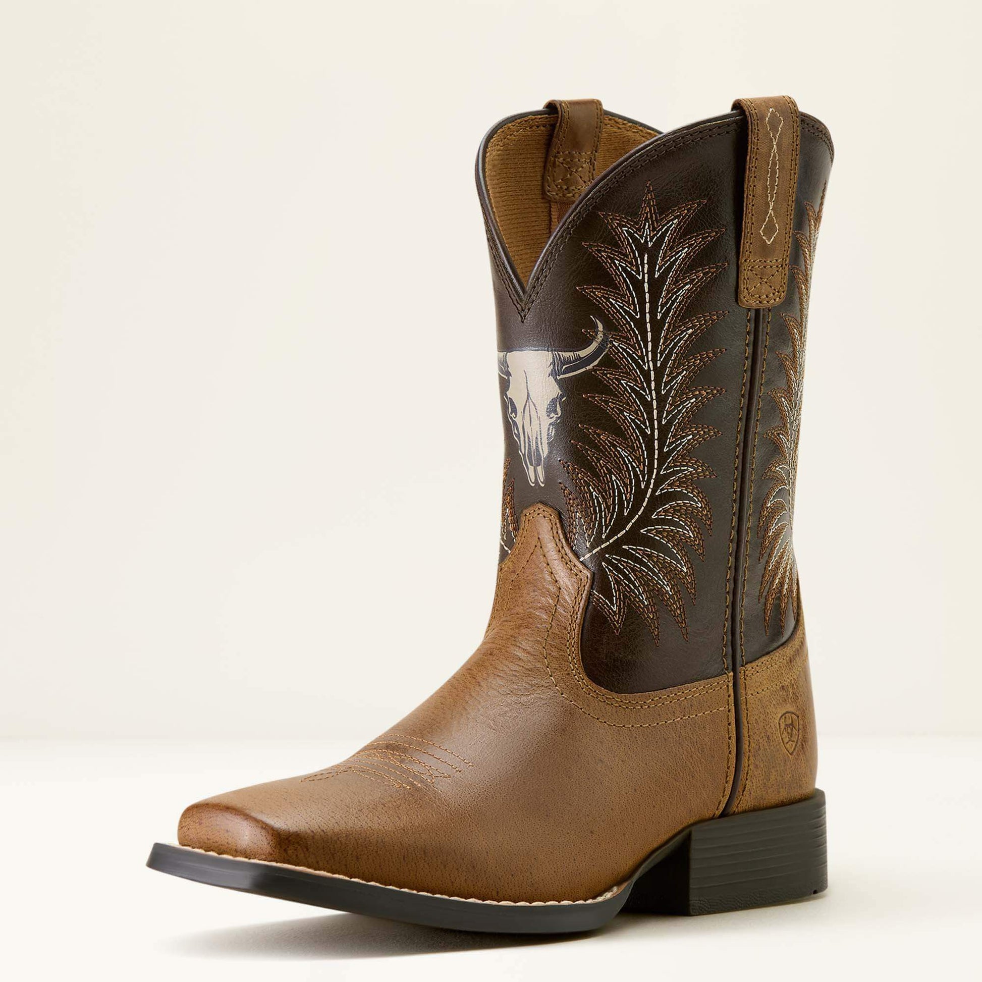 Stampede Wide Square Toe Western Boot Kids | Ariat outlet