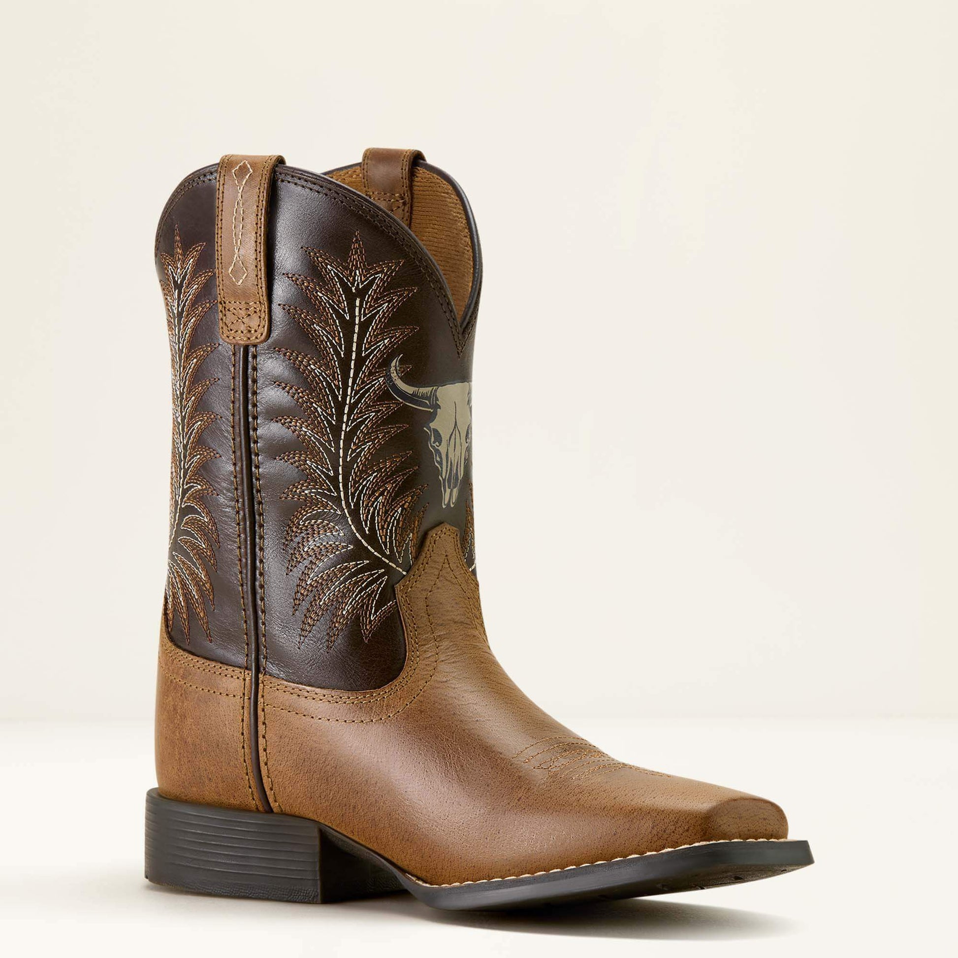 Stampede Wide Square Toe Western Boot Kids | Ariat outlet