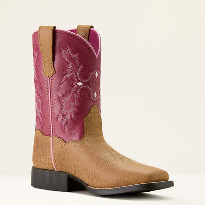 Tombstone Wide Square Toe Western Boot Kids | Ariat online shop