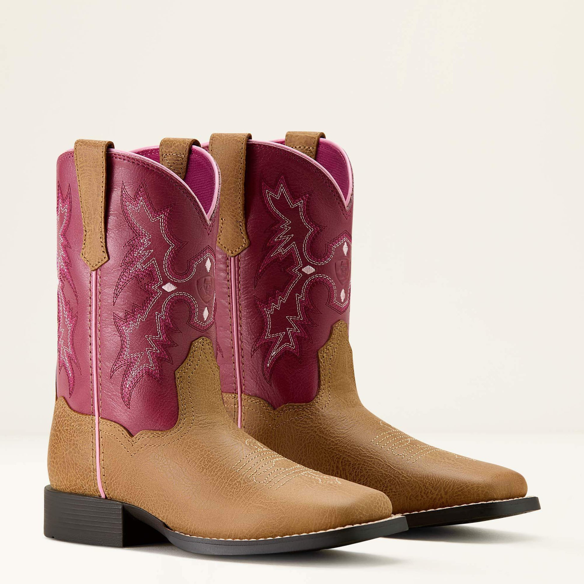 Tombstone Wide Square Toe Western Boot Kids | Ariat online shop