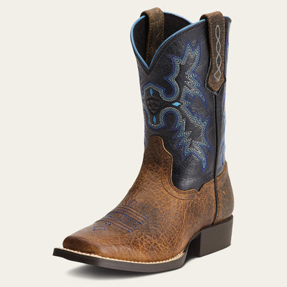 Tombstone Wide Square Toe Western Boot Kids | Ariat online