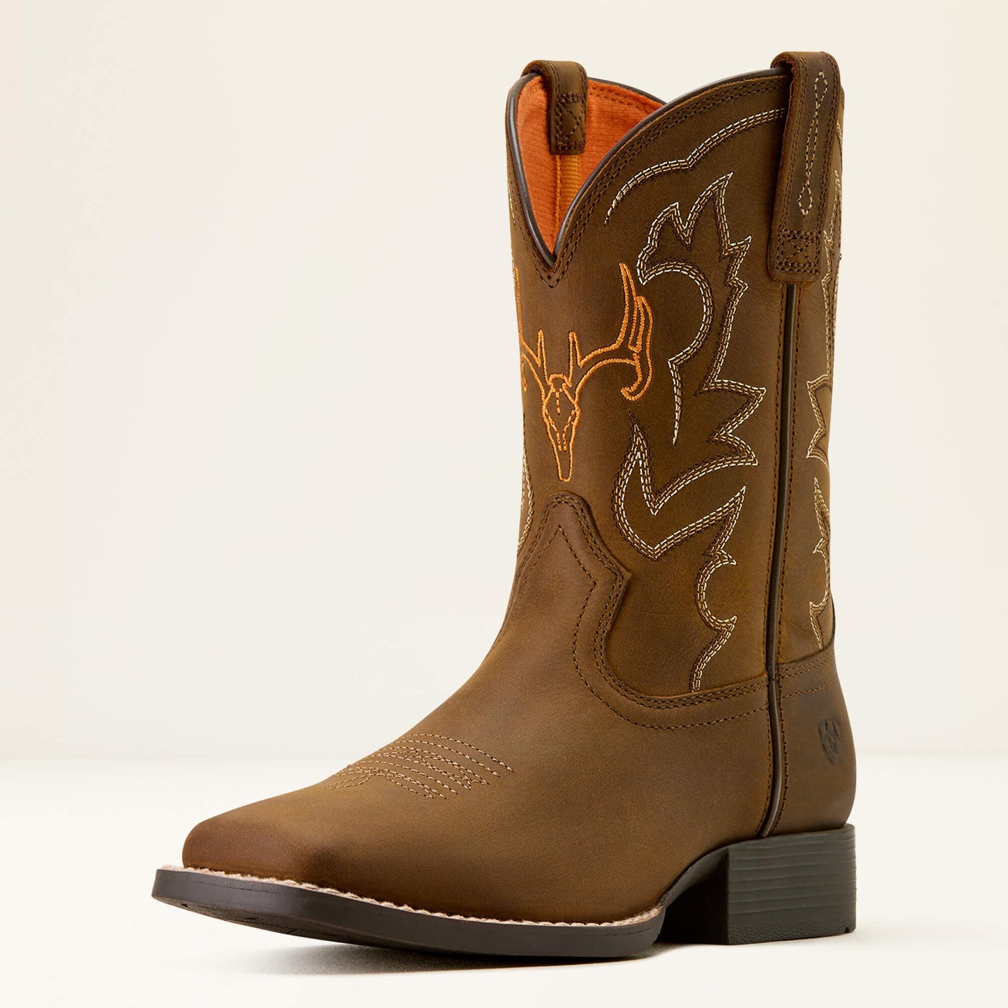 Deer Ridge Wide Square Toe Western Boot Kids | Ariat outlet