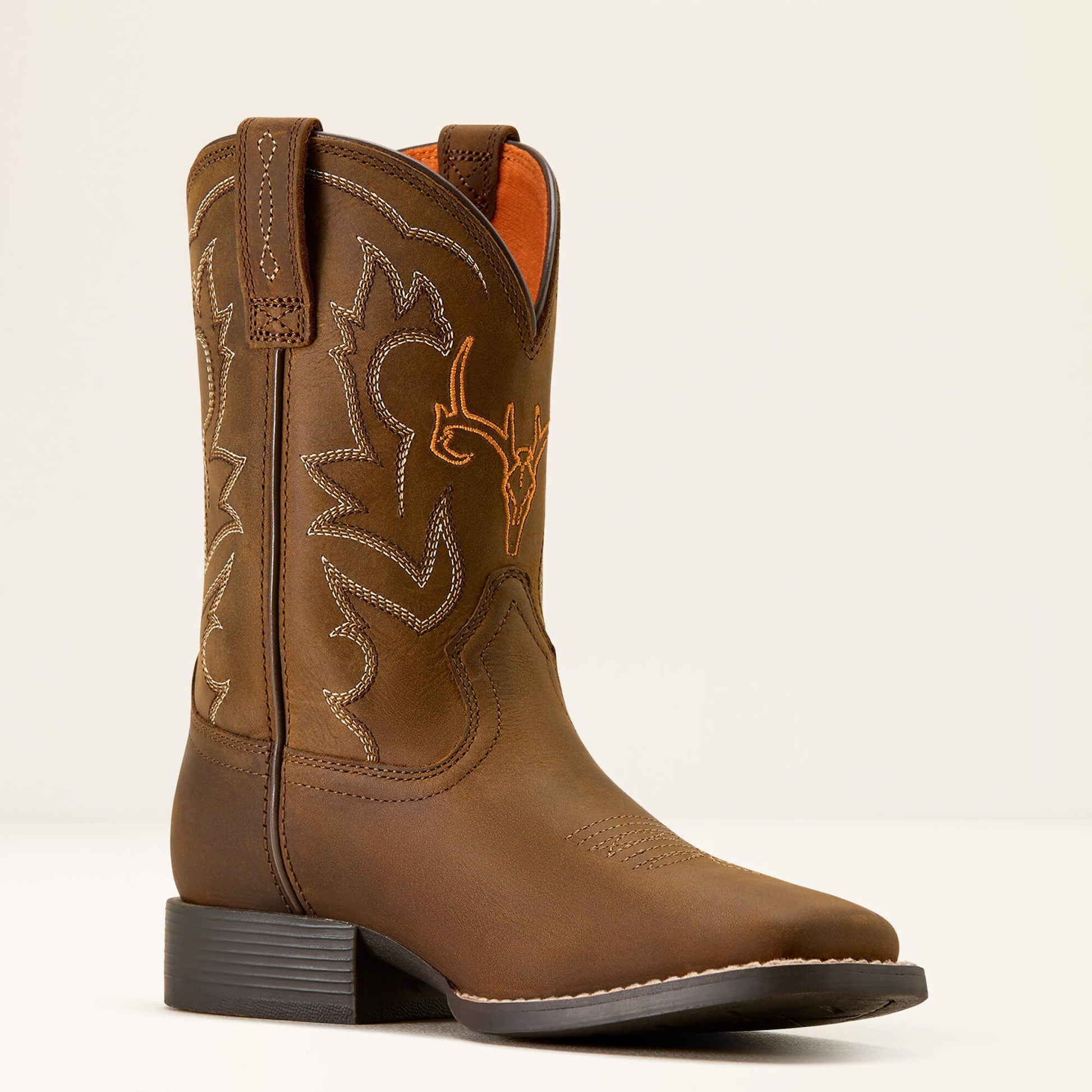 Deer Ridge Wide Square Toe Western Boot Kids | Ariat outlet
