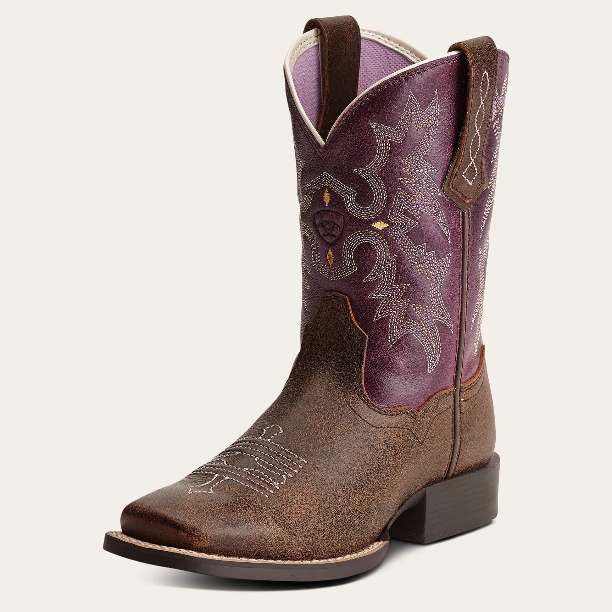 Tombstone Wide Square Toe Western Boot Kids | Ariat online