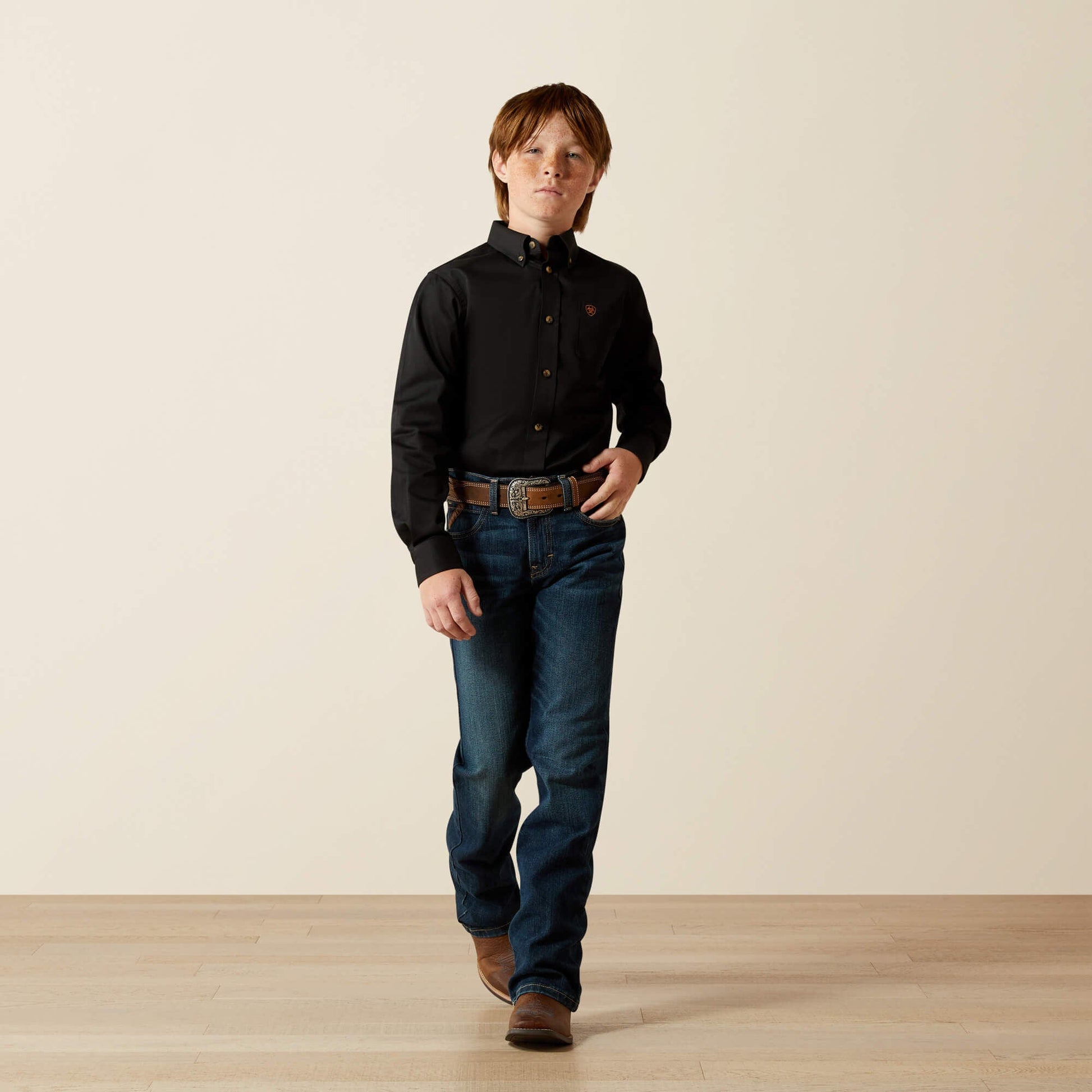 Solid Twill Classic Fit Shirt Kids | Ariat on sale