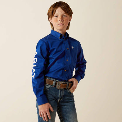 Team Logo Twill Classic Fit Shirt Kids | Ariat discount
