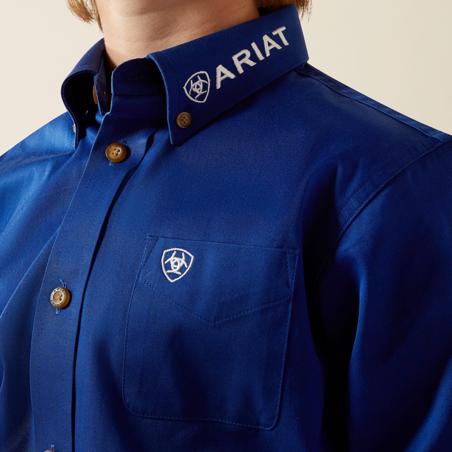 Team Logo Twill Classic Fit Shirt Kids | Ariat discount