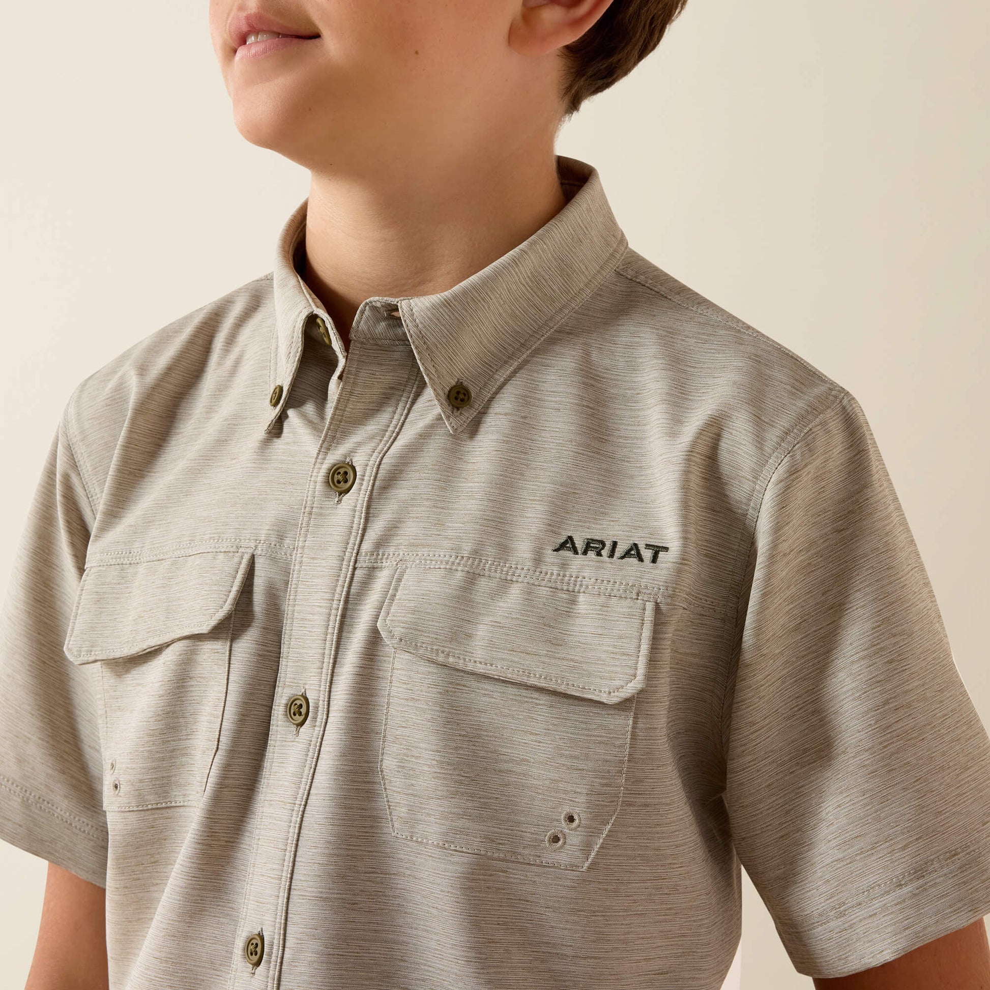 VenTEK Outbound Heathered Classic Fit Shirt Kids | Ariat outlet