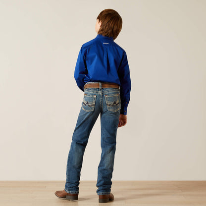 B5 Slim Charger Stackable Straight Leg Jean Kids | Ariat on sale