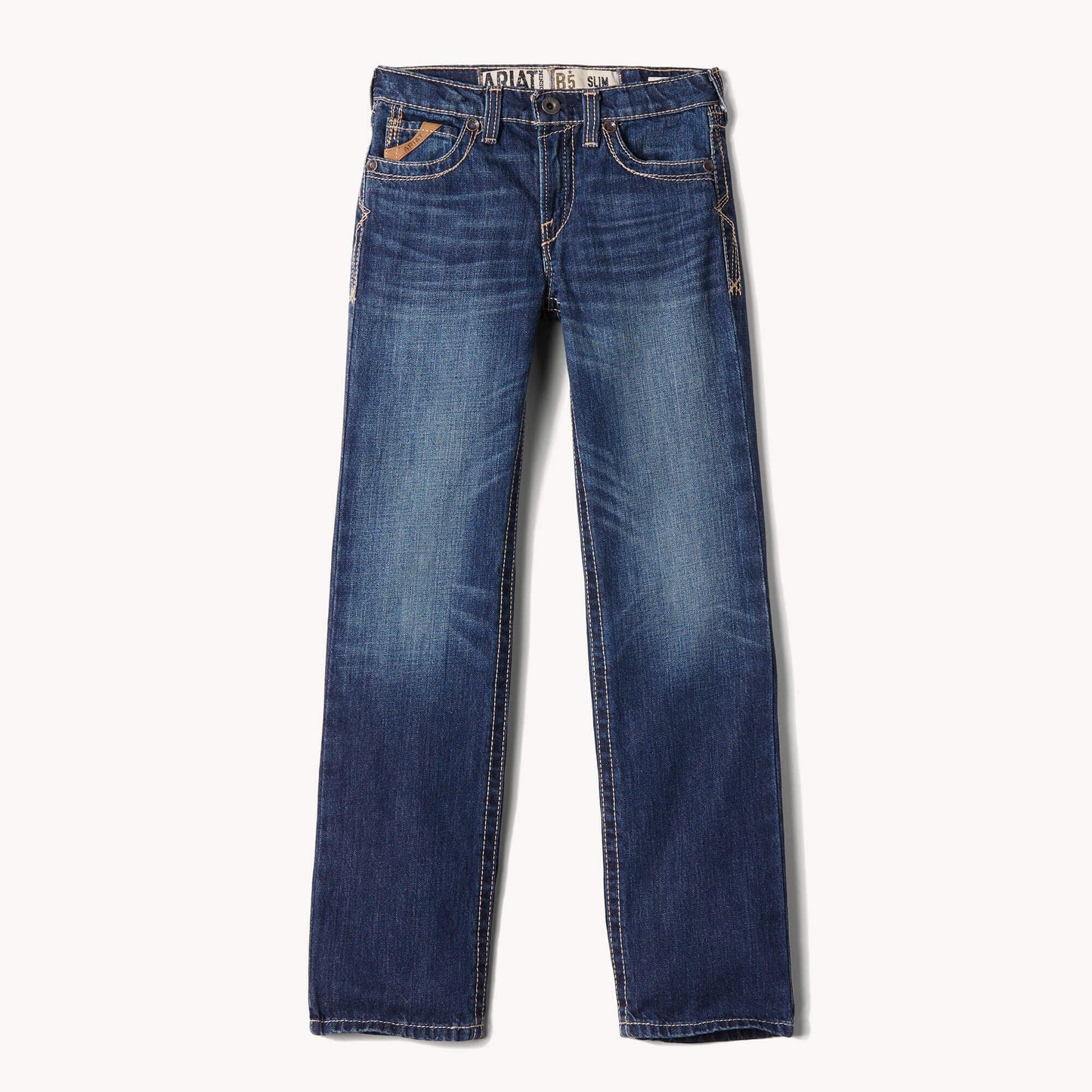 B5 Slim Boundary Stackable Straight Leg Jean Kids | Ariat for sale