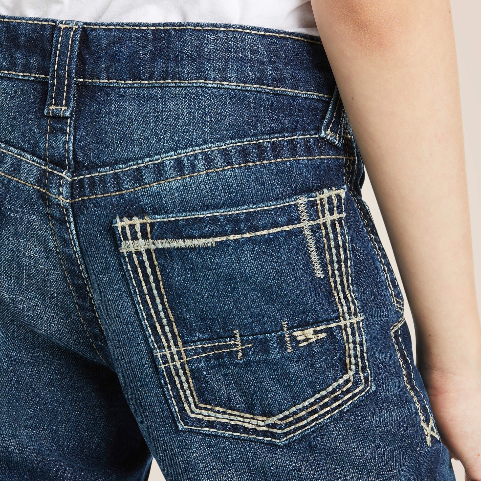 B5 Slim Boundary Stackable Straight Leg Jean Kids | Ariat for sale