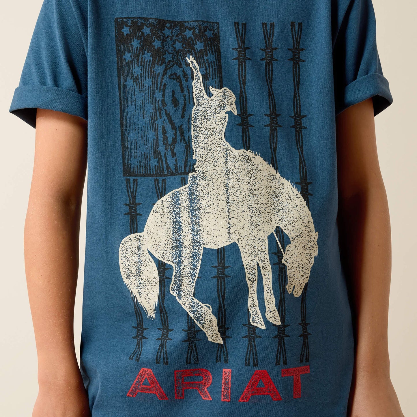 Ariat Flag Bronco T-Shirt Kids | Ariat outlet
