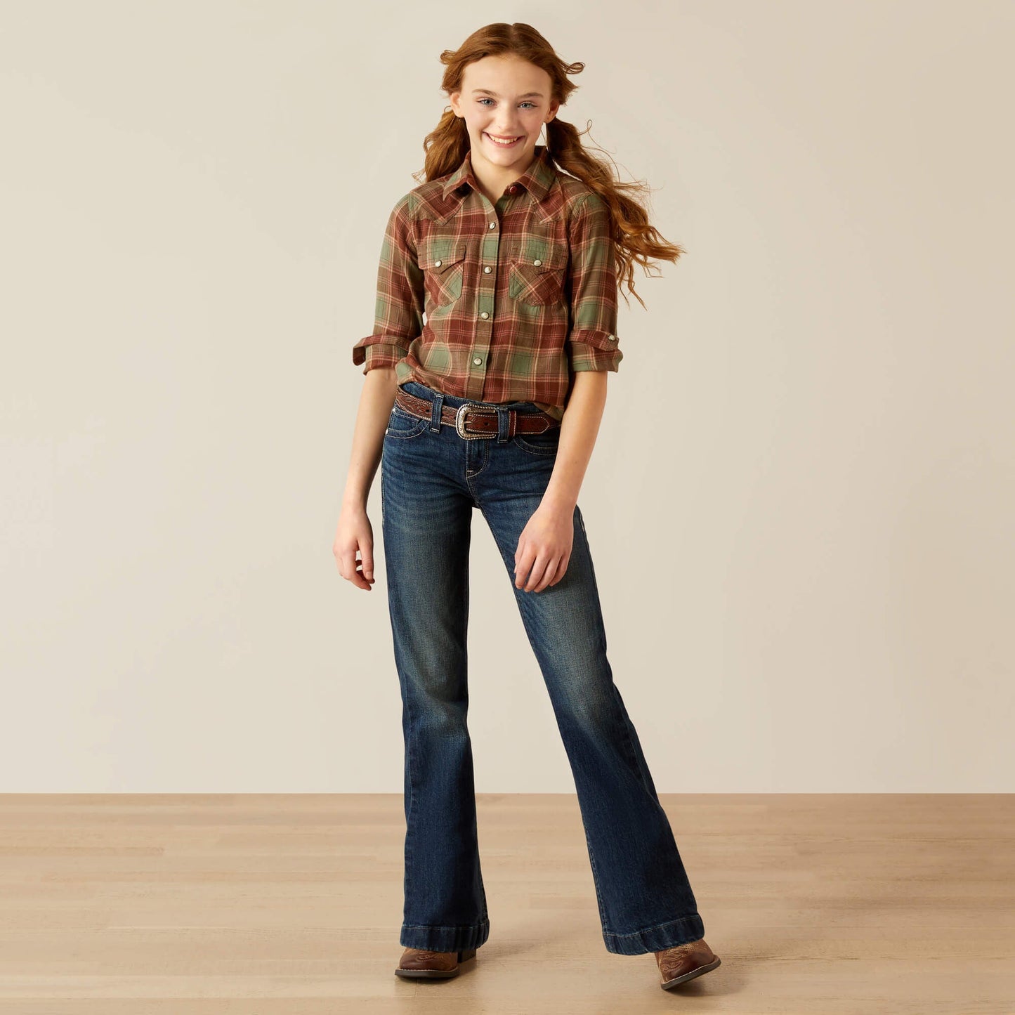 Ava Plaid Shirt Kids | Ariat online shop