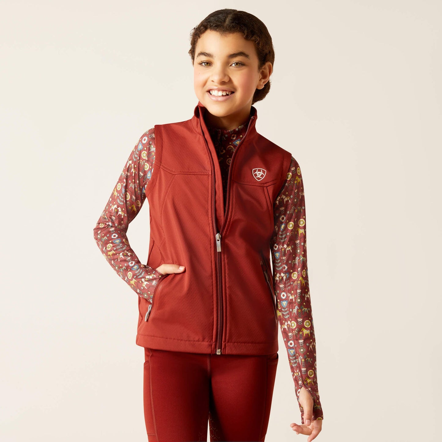 New Team Softshell Vest Kids | Ariat outlet