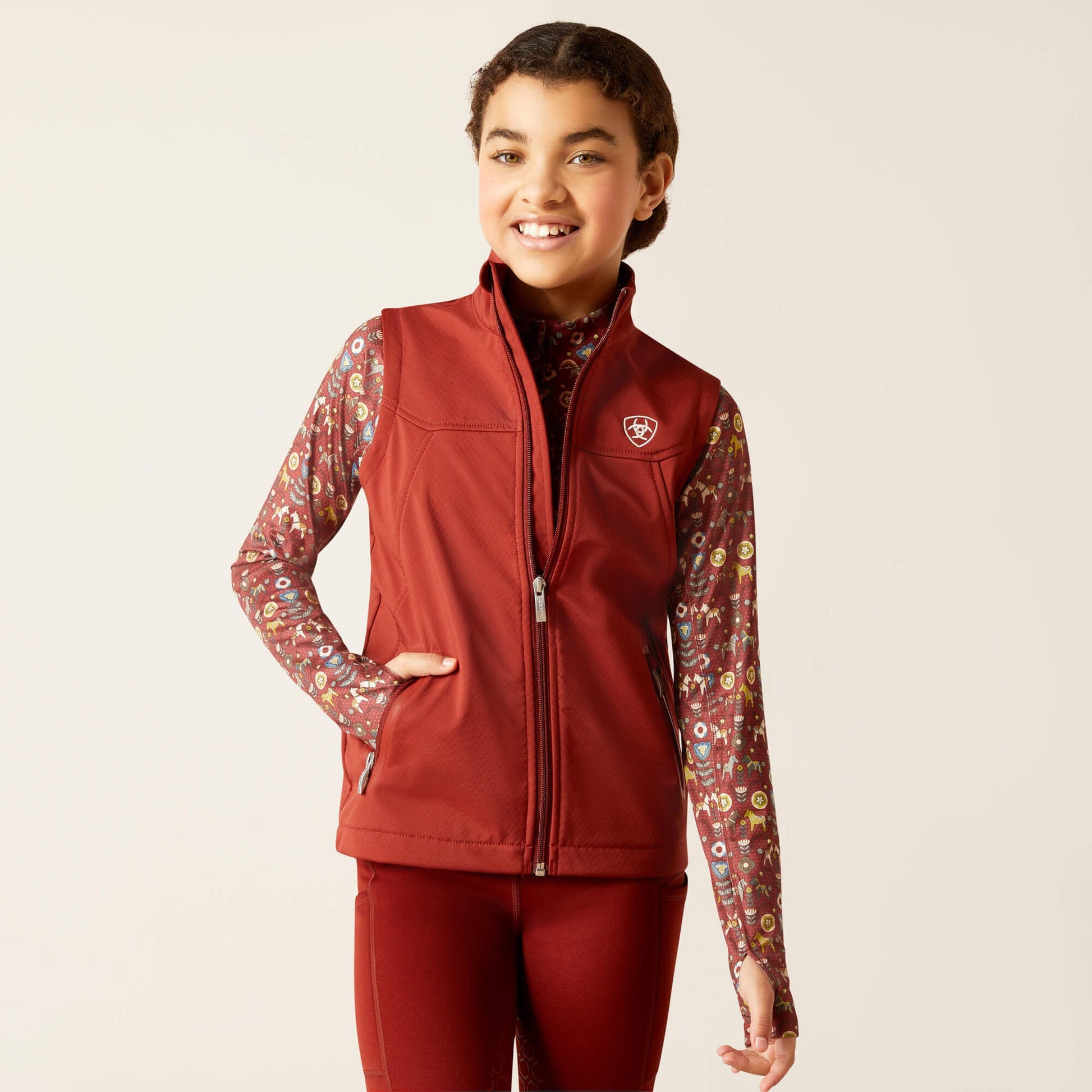 New Team Softshell Vest Kids | Ariat outlet