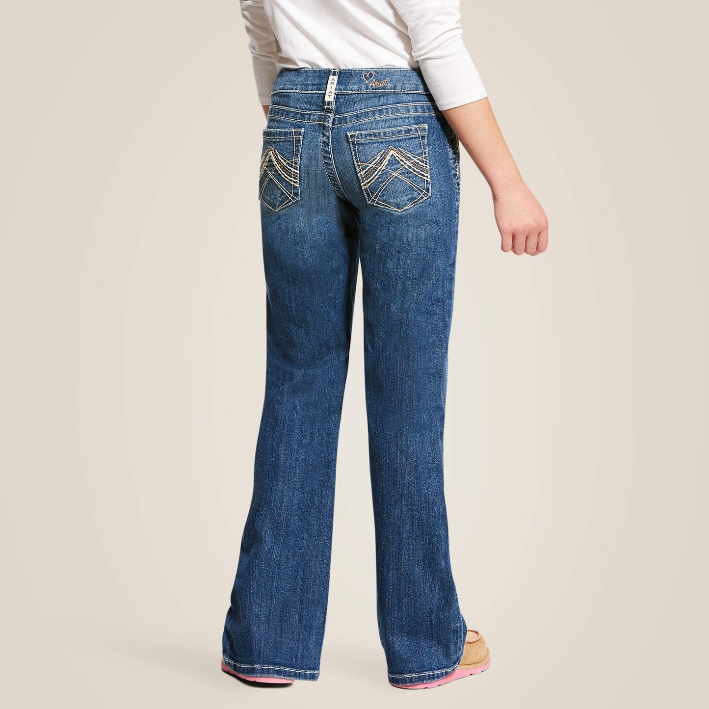 Whipstitch Boot Cut Jean Kids | Ariat for sale