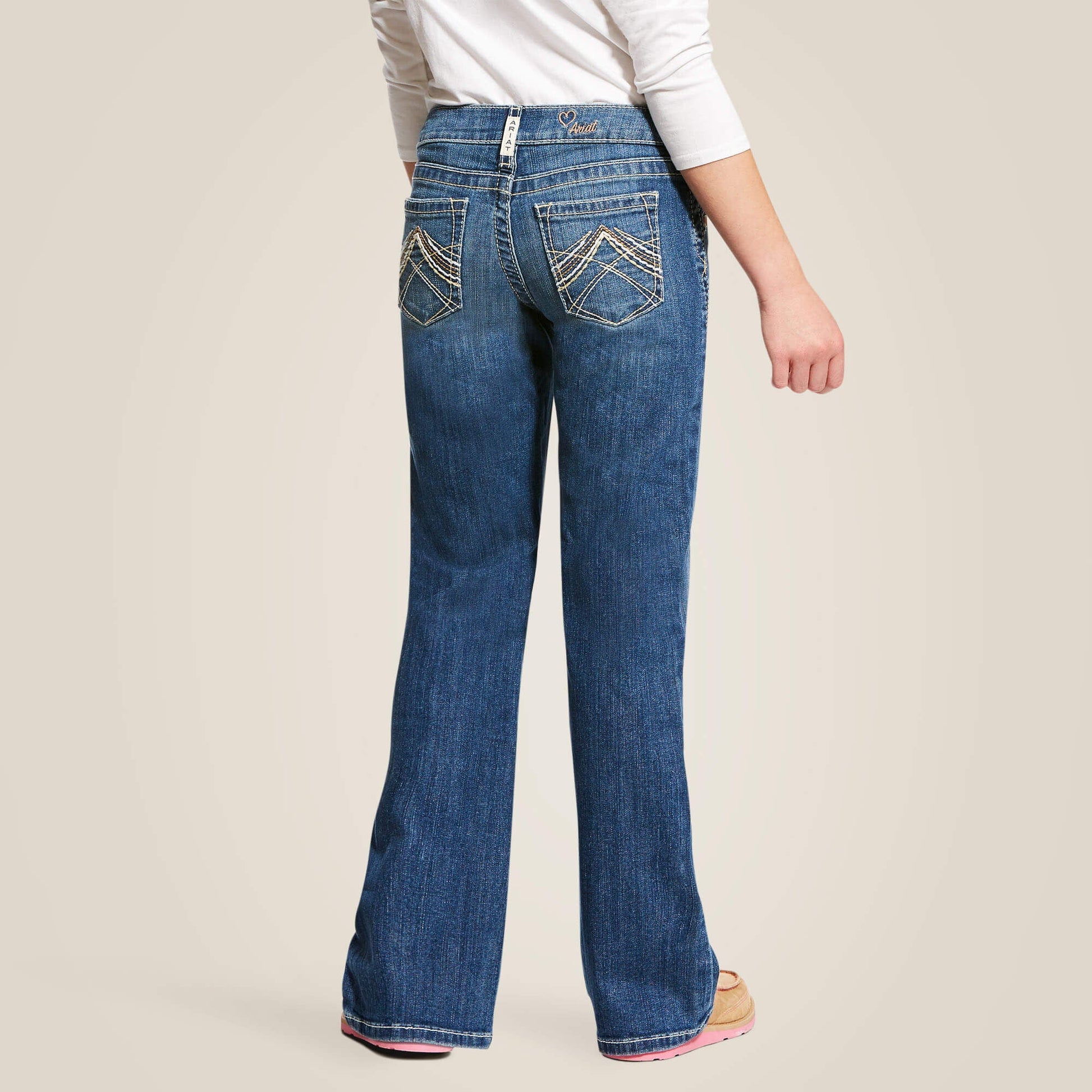 Whipstitch Boot Cut Jean Kids | Ariat for sale